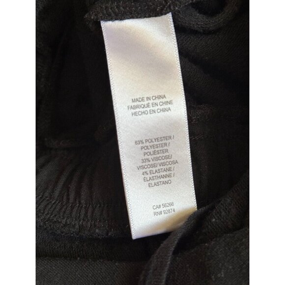 Splendid Black Long Sleeves Crew Neck Crop Jumpsuit Women Size Small - Picture 6 of 7